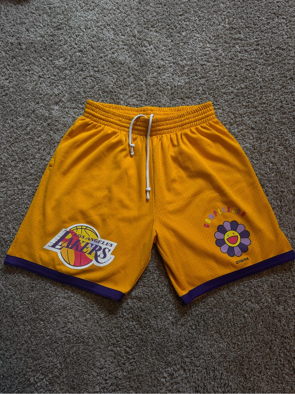 Mitchell & Ness x Takashi Murakami x ComplexCon x Lakers Shorts